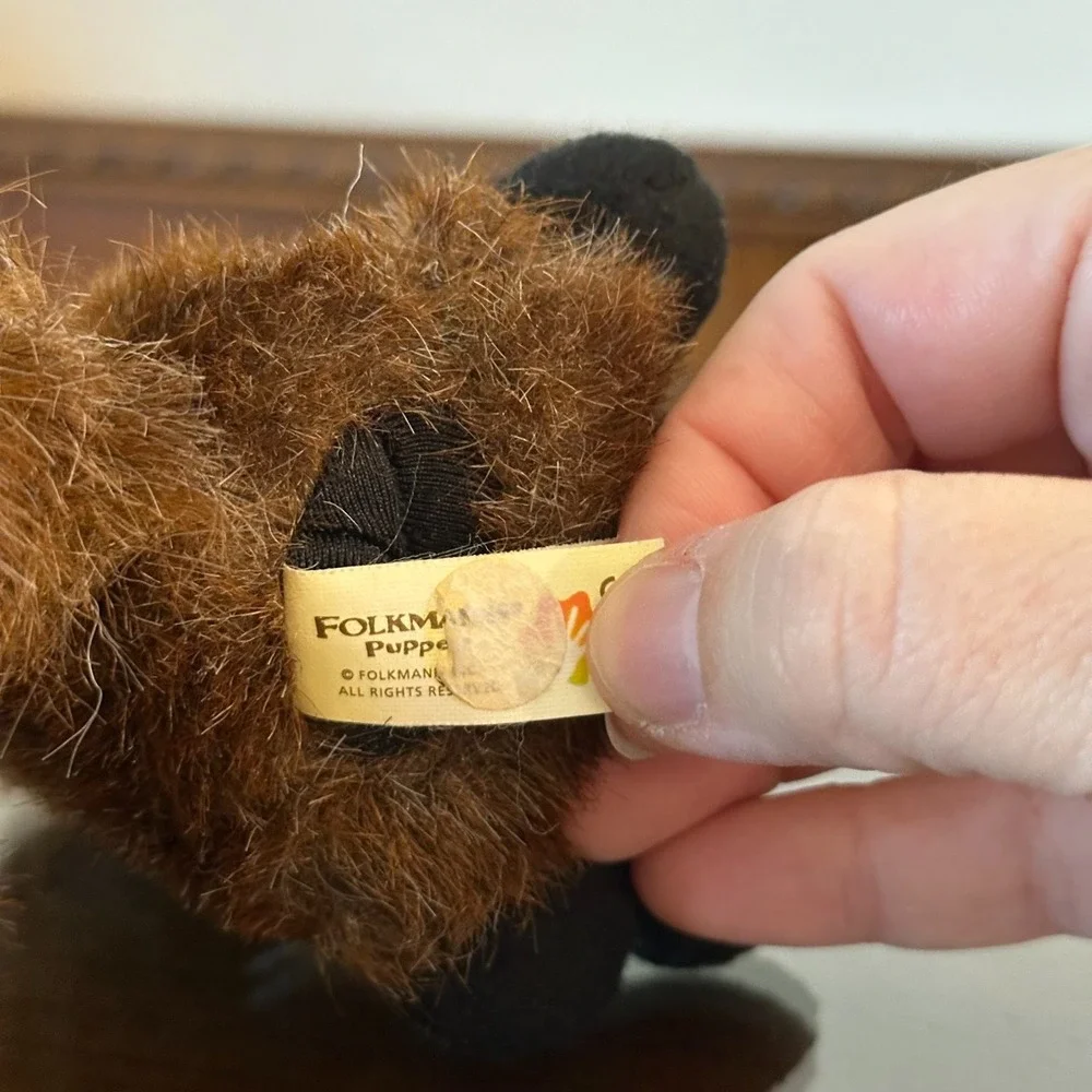Folkmanis Mini Red Squirrel Finger Puppet Plush Soft‎ Toy Play